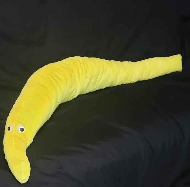 Giant 6ft and 5ft Worm on a String Plushies | Etsy