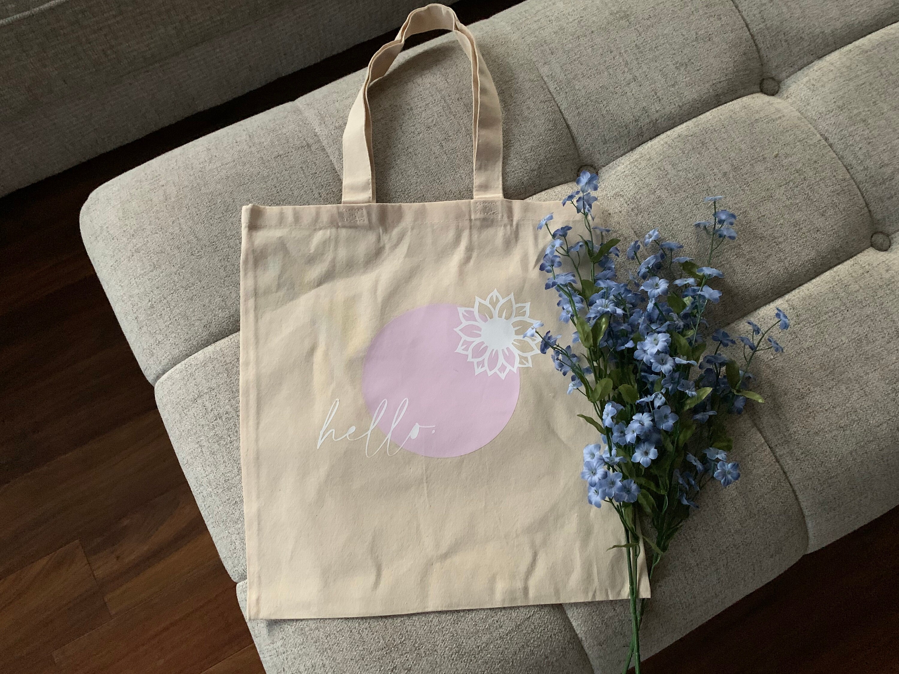 Cute Canvas Tote Bag Canvas Tote Reusable Bag Gift Etsy