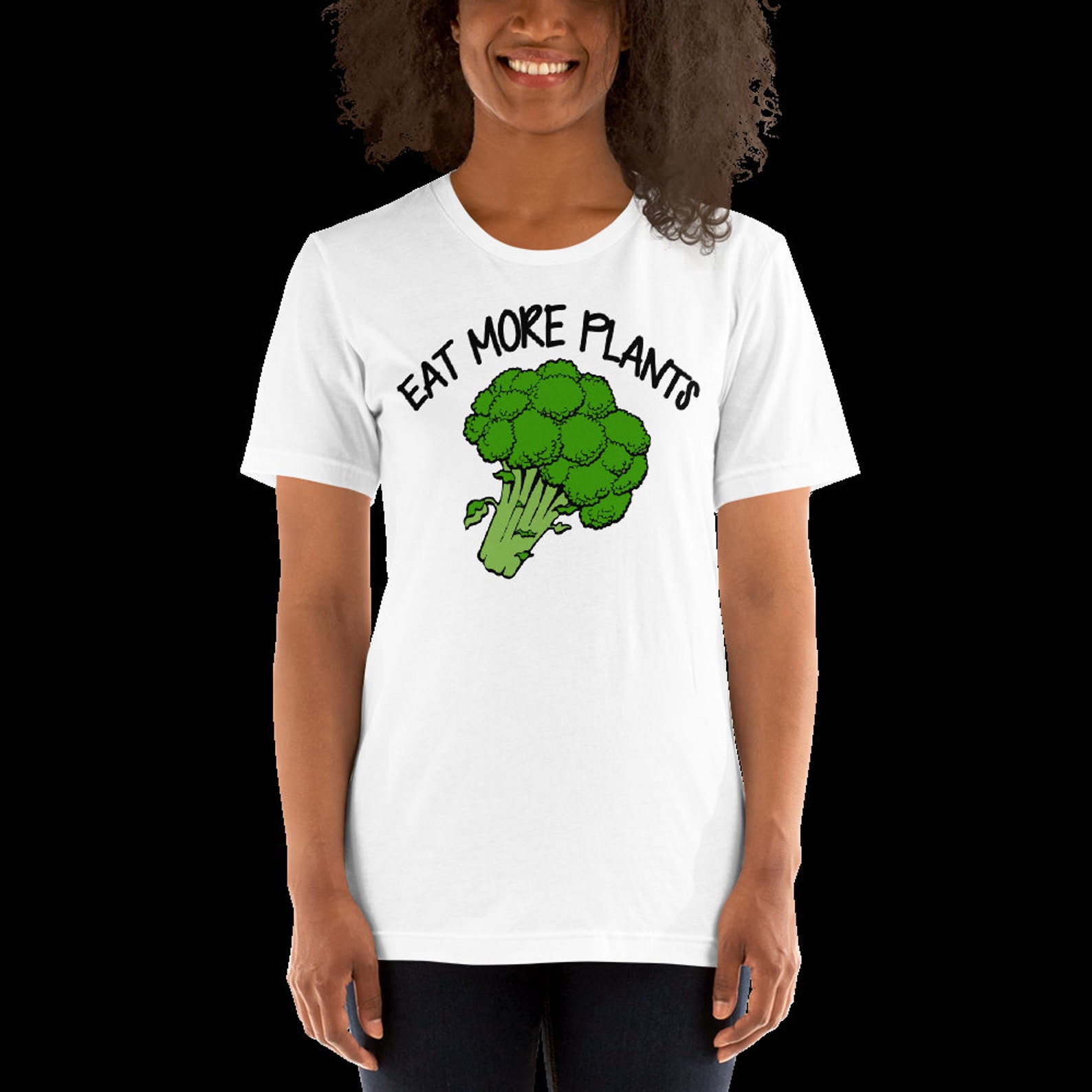 broccoli t shirt with giraffes