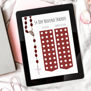 Novena-tracker voor 54 dagen *digitaal bestand*