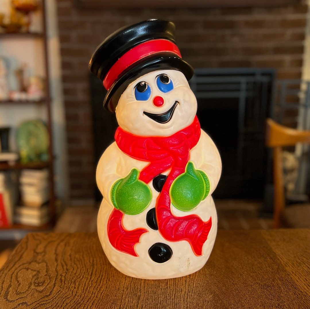 Vintage Blow Mold Snowman