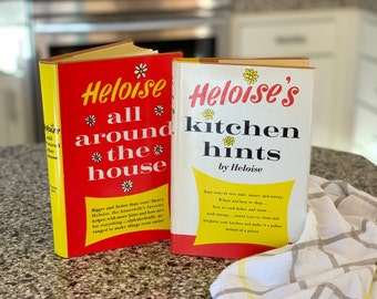 Your Choice of Heloise Helpful Hints Books by Heloise Cruse | 1963 Heloises's Kitchen Hints | 1965 Heloise All Around the House | Hardcover
