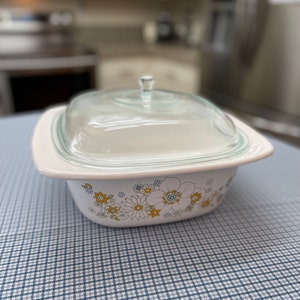 Floral Bouquet P-34-B 4 Qt Dutch Oven by Corning Ware | Floral Bouquet Dutch Oven | Vintage Corning Ware | Corning Ware Floral Bouquet P-34B