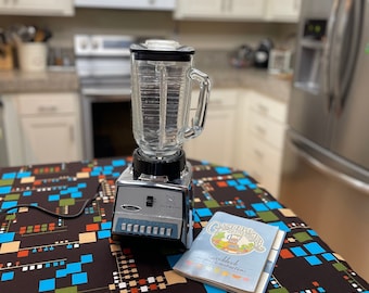 Osterizer cycle blend 1970年代 Vintage Osterizer Cycle Blend Blender 10 Speed Metal Blender
