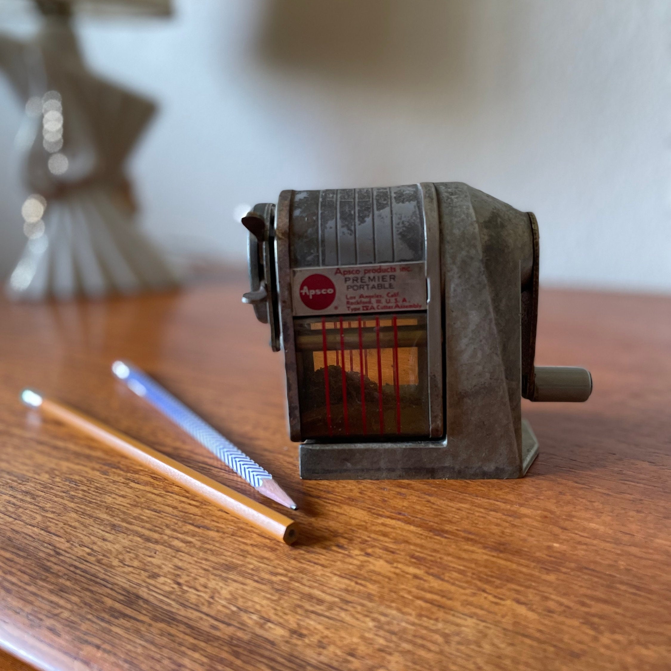 Vintage Premier Portable Pencil Sharpener by Apsco Products