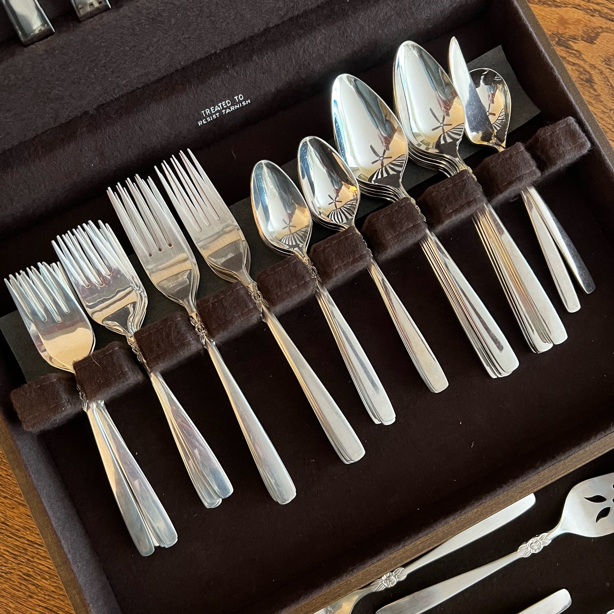 67 Piece Set of Inverness Silverplate Flatware by Ecko Silver - Etsy