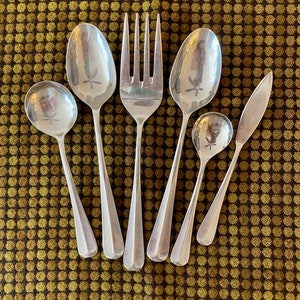 Sets of Post Road Stainless Steel Flatware by Northland Japan Oneida | Sets Sold Separately | Replacement Flatware | Forks | Spoons | Knives