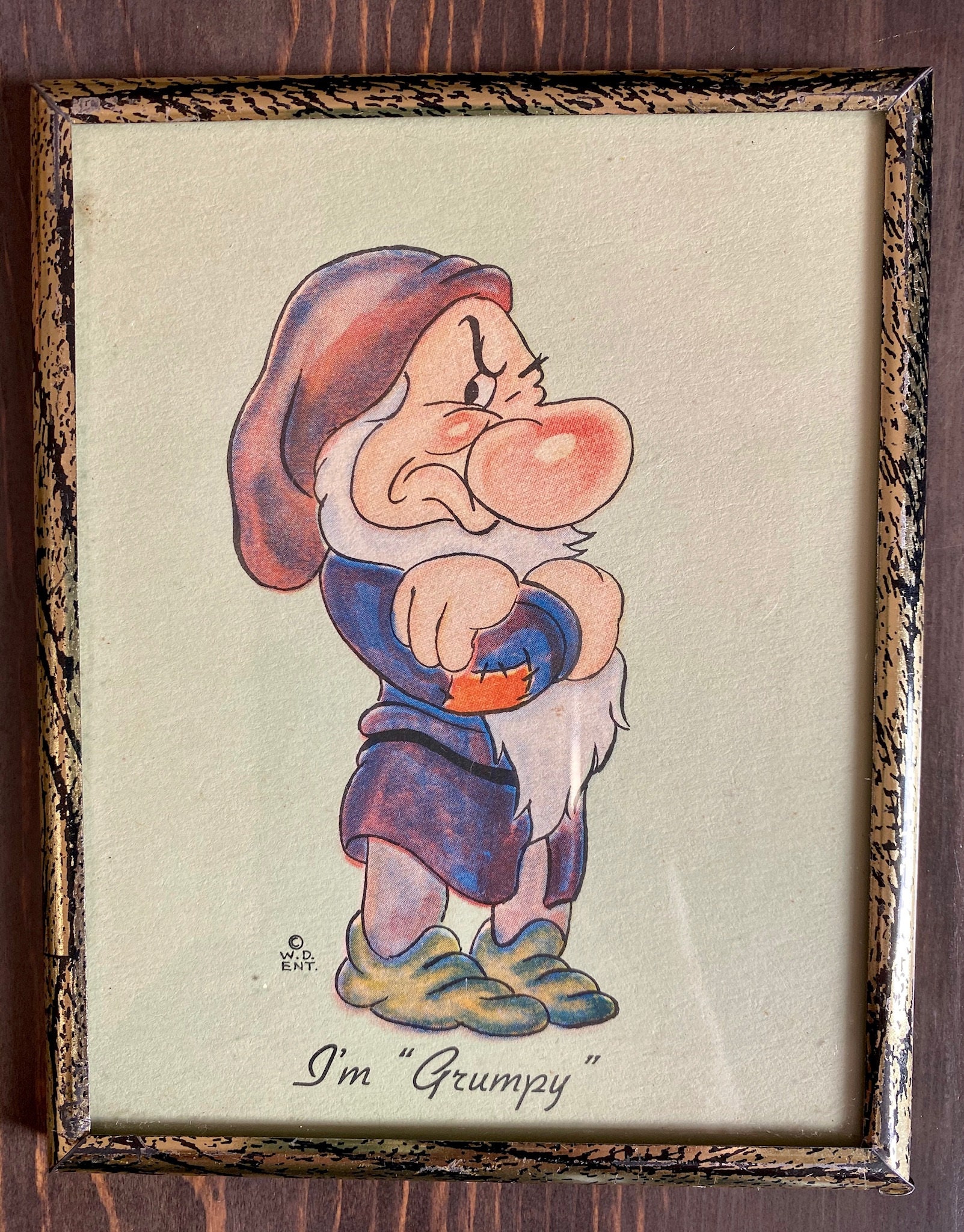 Original Snow White and the Seven Dwarfs Framed Prints by Walt Disney ...