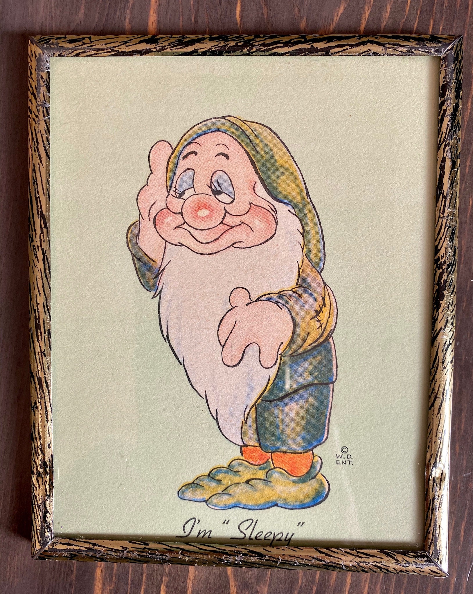 Original Snow White and the Seven Dwarfs Framed Prints by Walt Disney ...