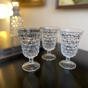 American Clear 6oz. Low Water Goblet by Fostoria | Vintage Fostoria | Water Glasses | Fostoria Glass | Fostoria Glass 2056 | Wedding Dishes