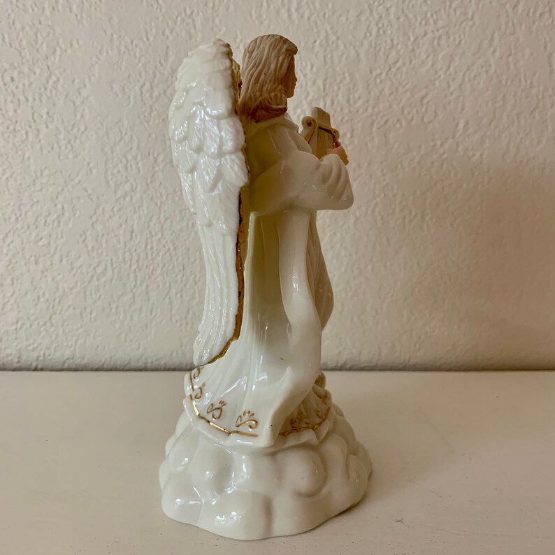 1998 Angel With Harp Music Box CRF11701 by Geo. Z. Lefton Etsy