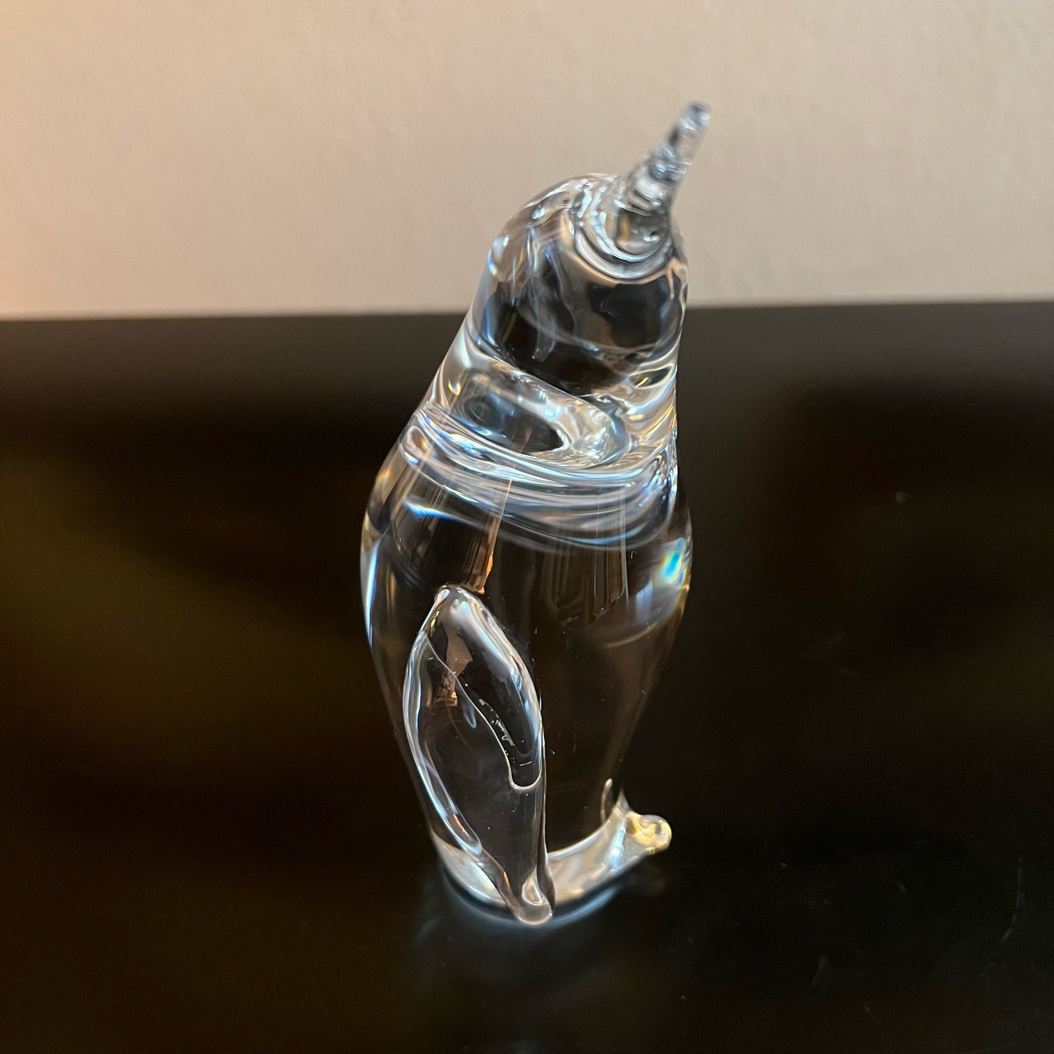 STEUBEN スチューベン クリスタルガラス ペンギン ペーパーウェイト