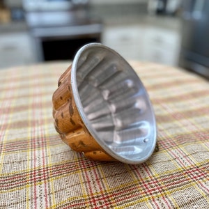 Vintage Tin and Copper Bundt Mold by Bluebird Canada | Vintage Bundt Mold | Vintage Jello Mold | Copper Kitchen Decor | Vintage Copper Mold