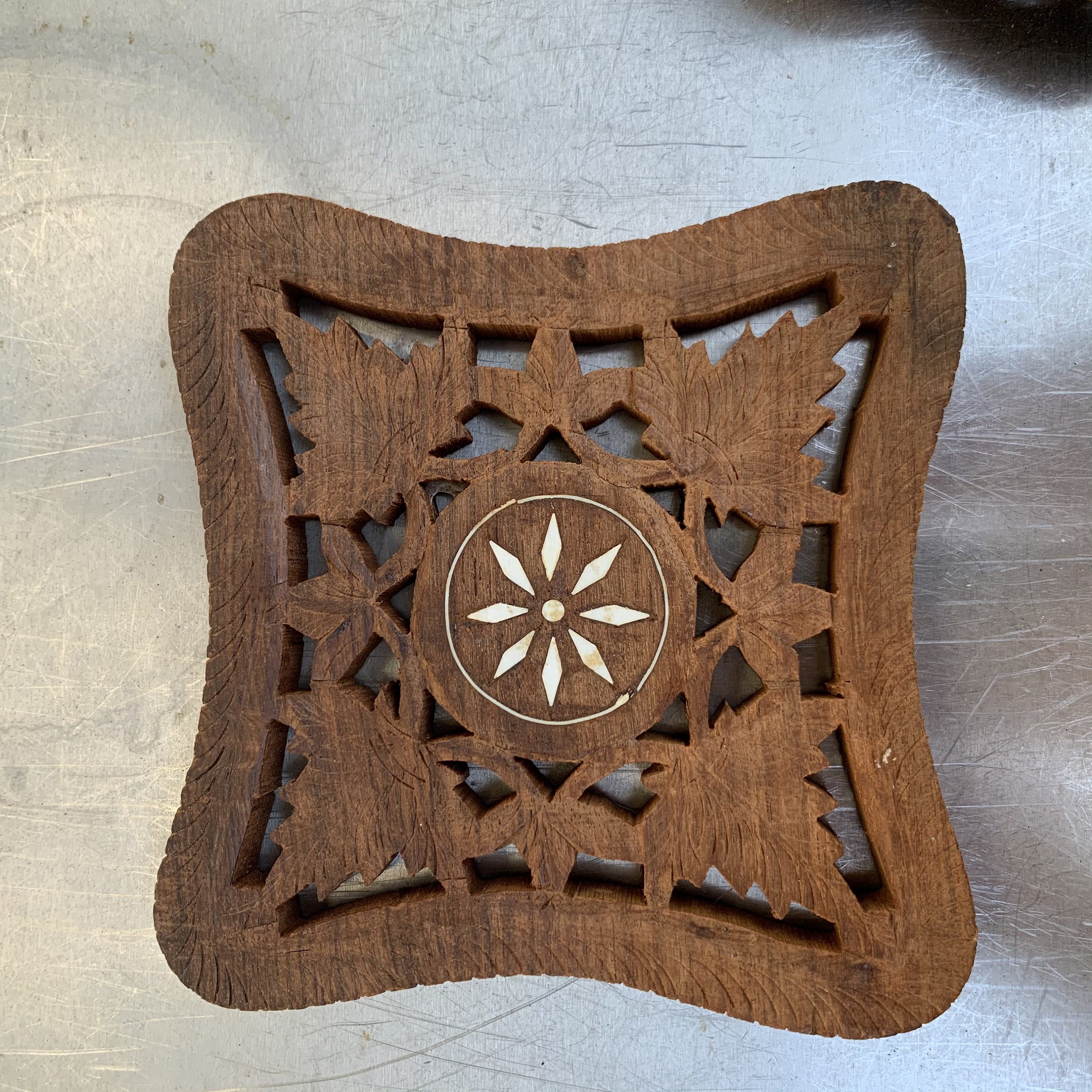 Vintage Carved Wood Decorative Trivets Sold Separately Etsy Nederland