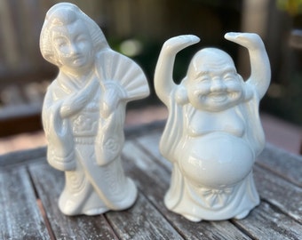 SHISHIKUI holed north ホワイト タンクトップ Your Choice of Ceramic Tiki Cups by Benihana | Hotei Buddha Made