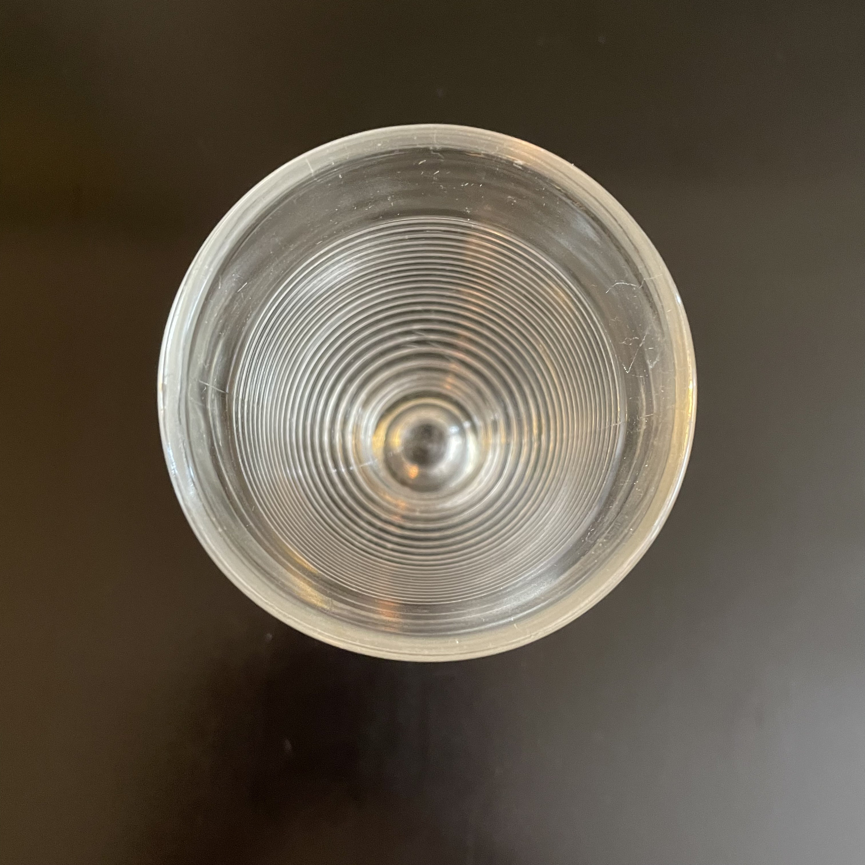 Vintage Clear Glass Old English Threading Ribbed Egg Cup by Etsy