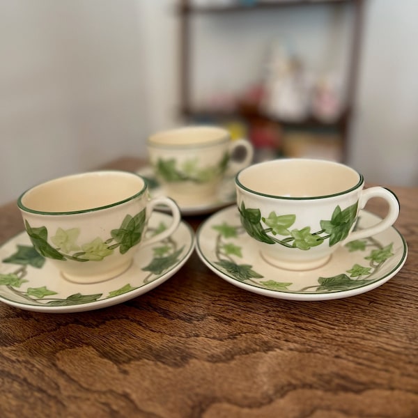 Ivy (American) Cup & Saucer Set by Franciscan | Cup and Saucer Sets Sold Separately | Franciscan Ivy Cup Saucer | Franciscan Ivy Original