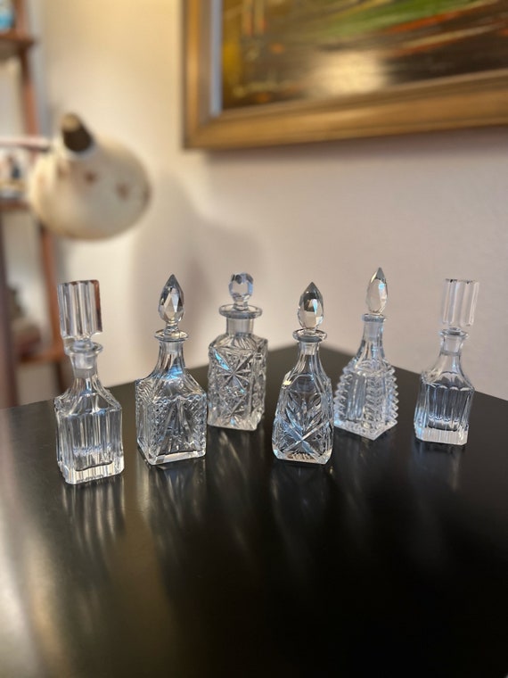 Your Choice of Vintage Cut Glass Crystal Perfume B