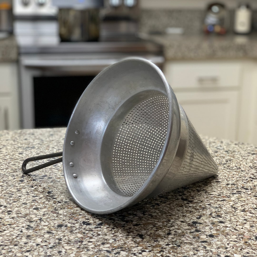 Vintage No. 8 Cone Chinois Stainer Sieve by Wearever Vintage Food