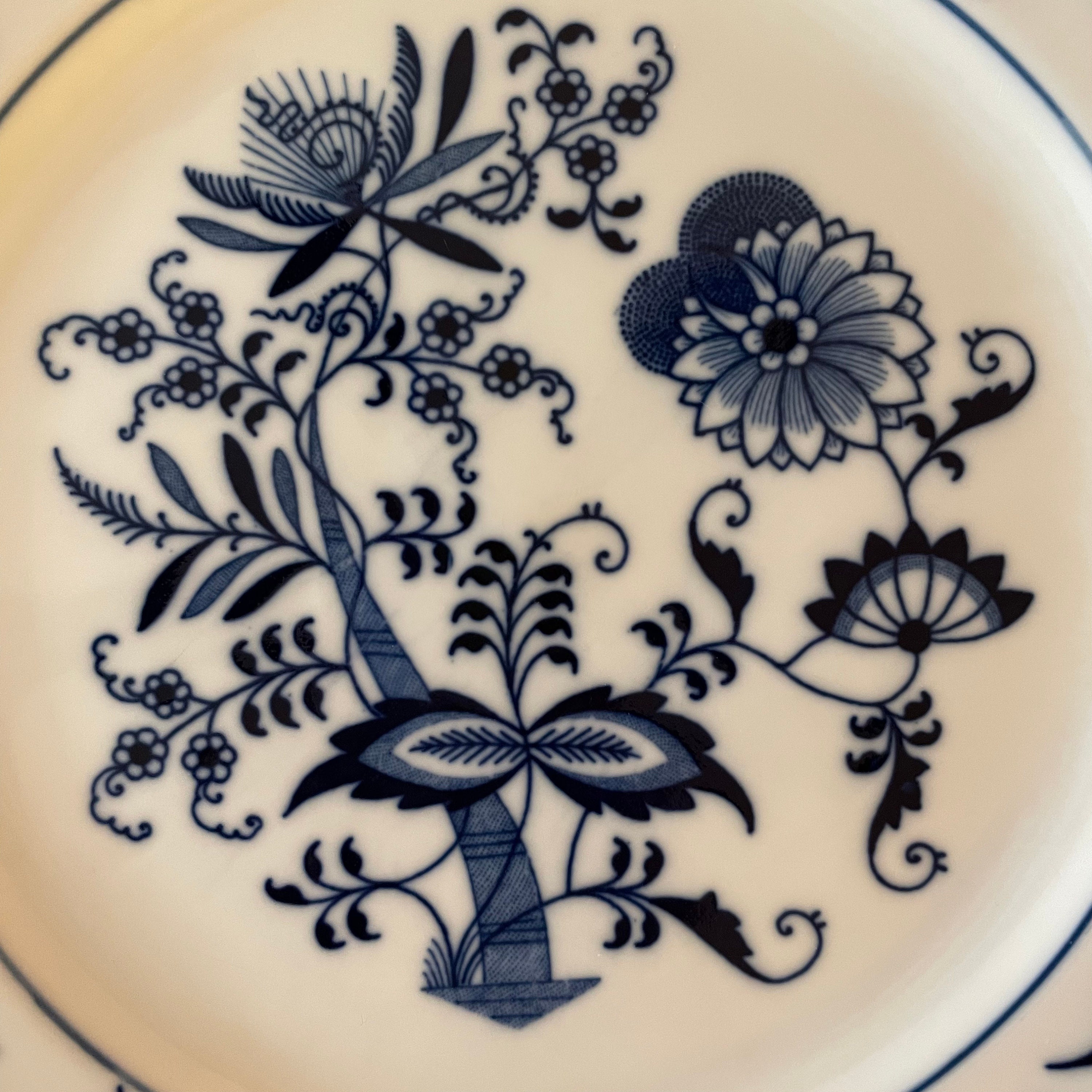 Blue Danube Dinner Plates by Blue Danube Japan Sold Etsy