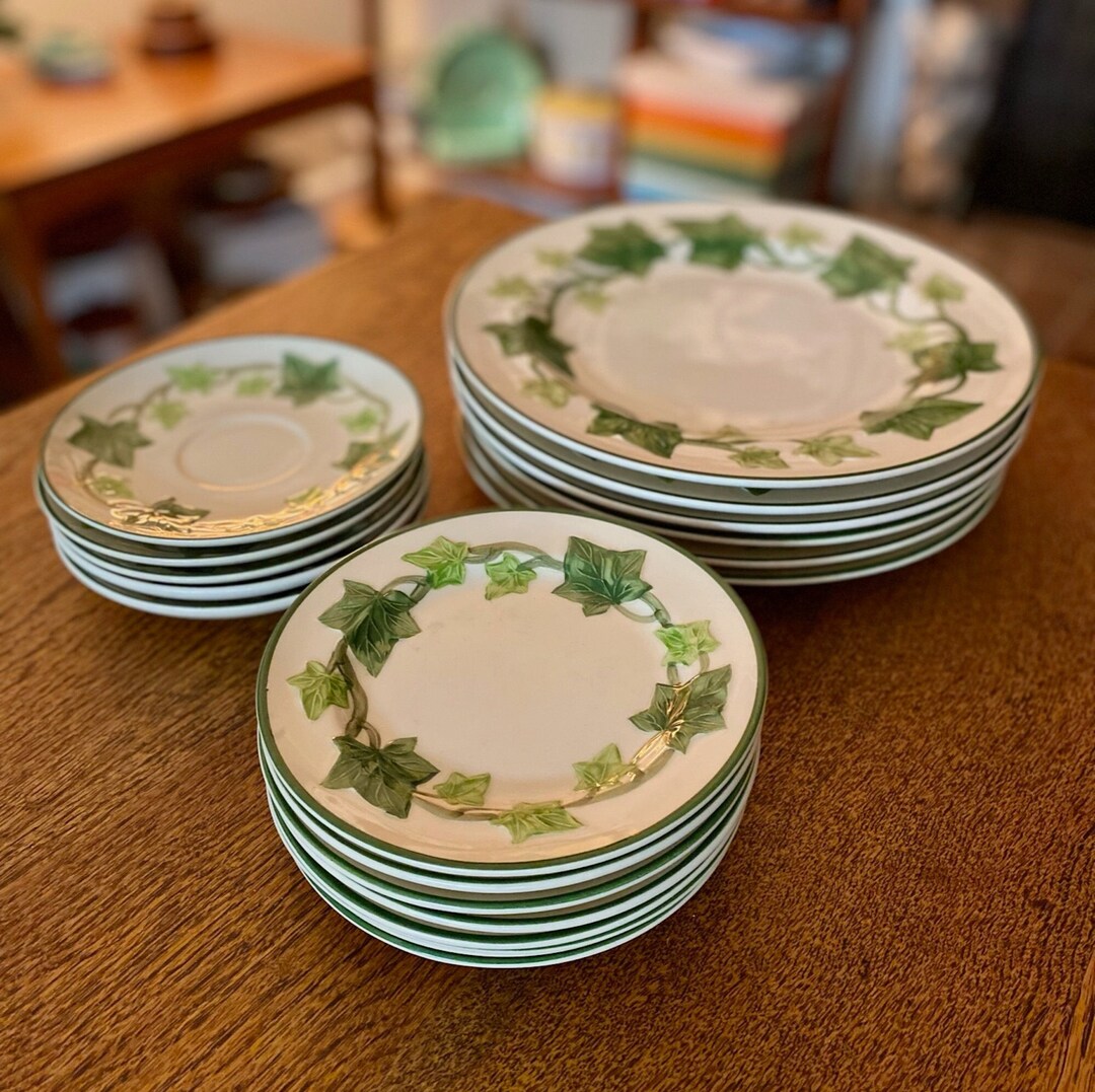 Ivy (american) Plates and Saucers by Franciscan Franciscan Ivy
