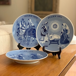 Your Choice of Limited Series 1970s Christmas Plates by Porsgrund