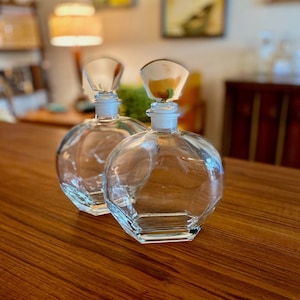 Vintage Music & Light Decanter by Luigi Bormioli Italy | 24oz. Bormioli Decanter | Italian Blown Glass | Italian Bar | Sold Separately