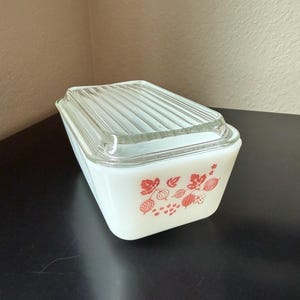 Pyrex Gooseberry Refrigerator Dishes - Etsy