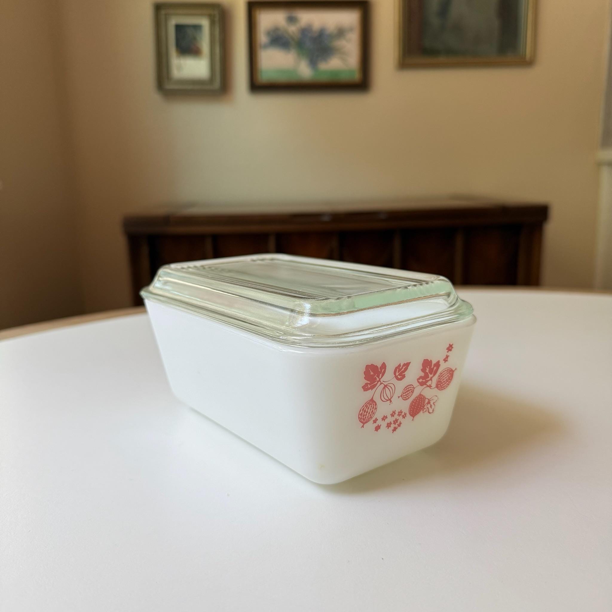 Pyrex リフリジレーター　M２個　Ｓ４個　グーズベリー Pyrex Gooseberry Refrigerator Dishes - Etsy