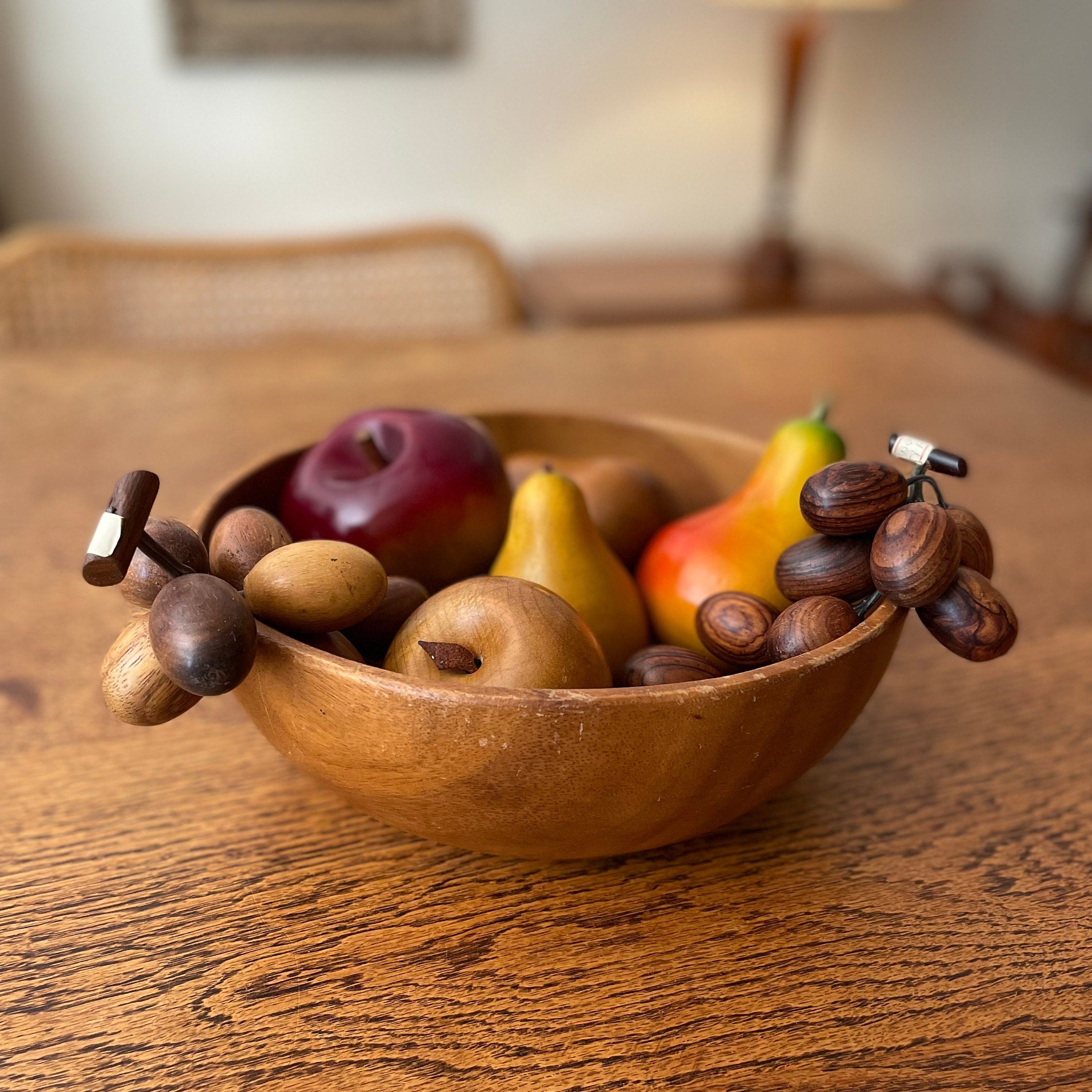 Pedestal Fruit Bowl, Kitchen Countertop Bowls with Base Elegant Salad Bowl  Snacks Fruit Basket Bowl, Fruit Basket, for Farmhouse Centerpiece Amber