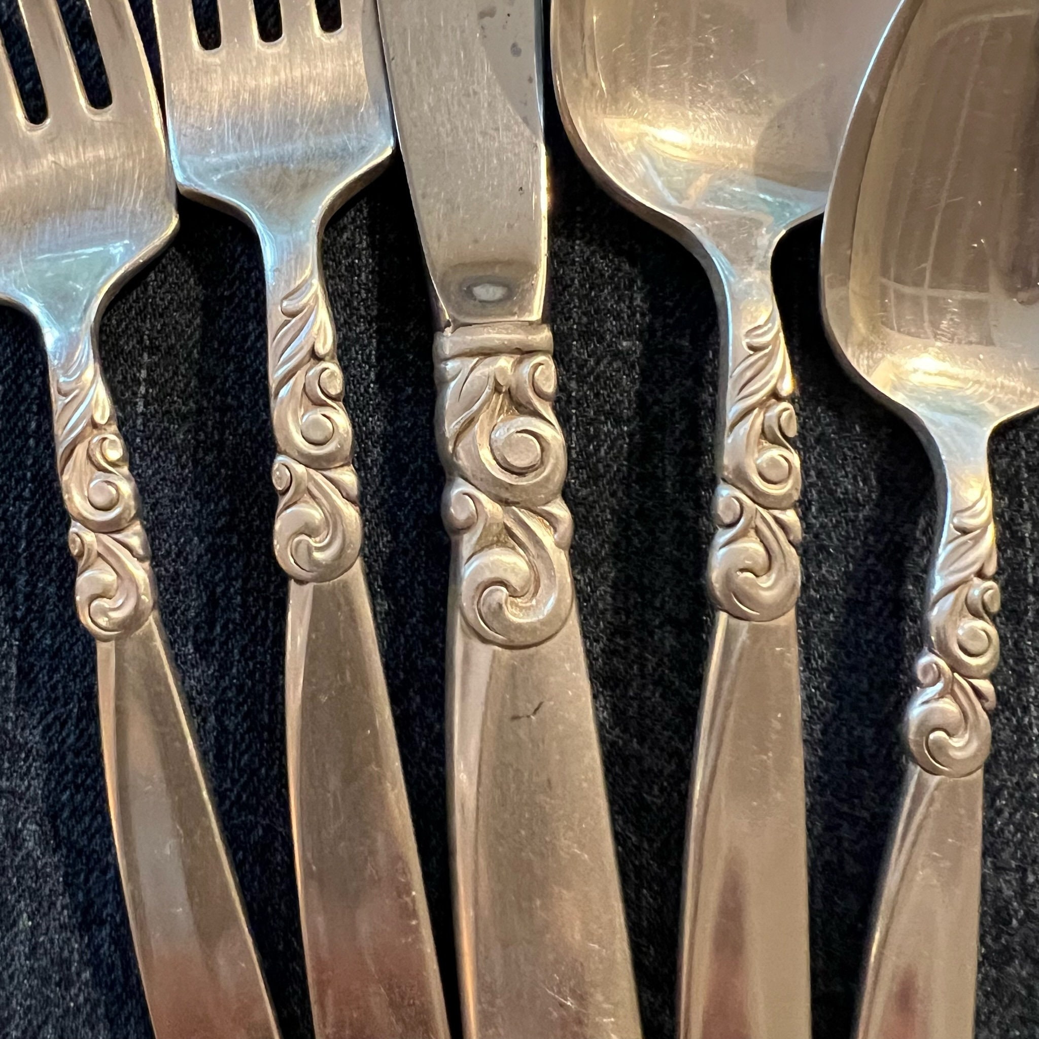 Sets of Vintage South Seas Silverplate Flatware by Oneida Community ...