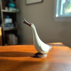 Vintage Ceramic Goose by Stanford Pottery Sebring OH | 1955-61 Stanford Pottery | Stanford Pottery Goose | MCM Goose | Mid Century Goose