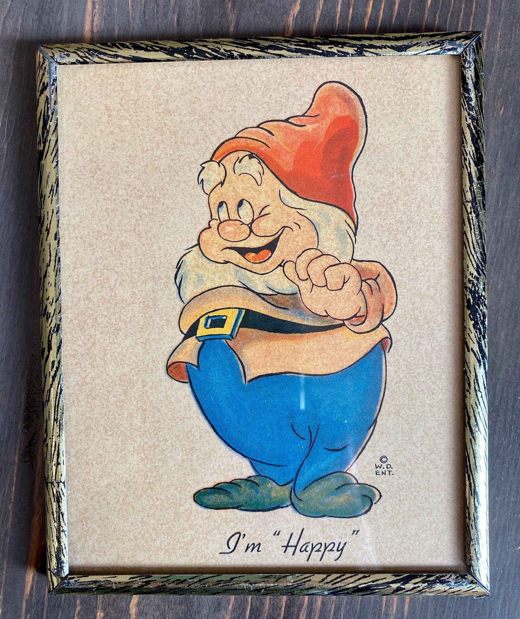 Original Snow White and the Seven Dwarfs Framed Prints by Walt Disney ...