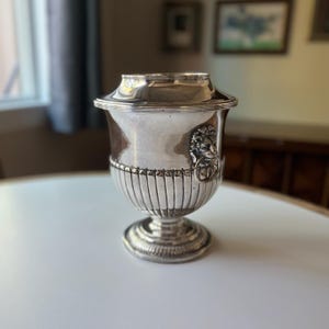 Vintage Silver Plate Hand Chased Champagne Bucket with Insert by Israel Freeman Son Ltd | Made in England | Silver Champagne Bucket Holder
