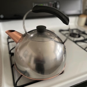 5 Qt Revere Ware Copper Clad Kettle Made in Rome NY | 1920-1930s Revere Ware Extra Large Water Kettle | More Revere Ware in 19Thrifty Shop