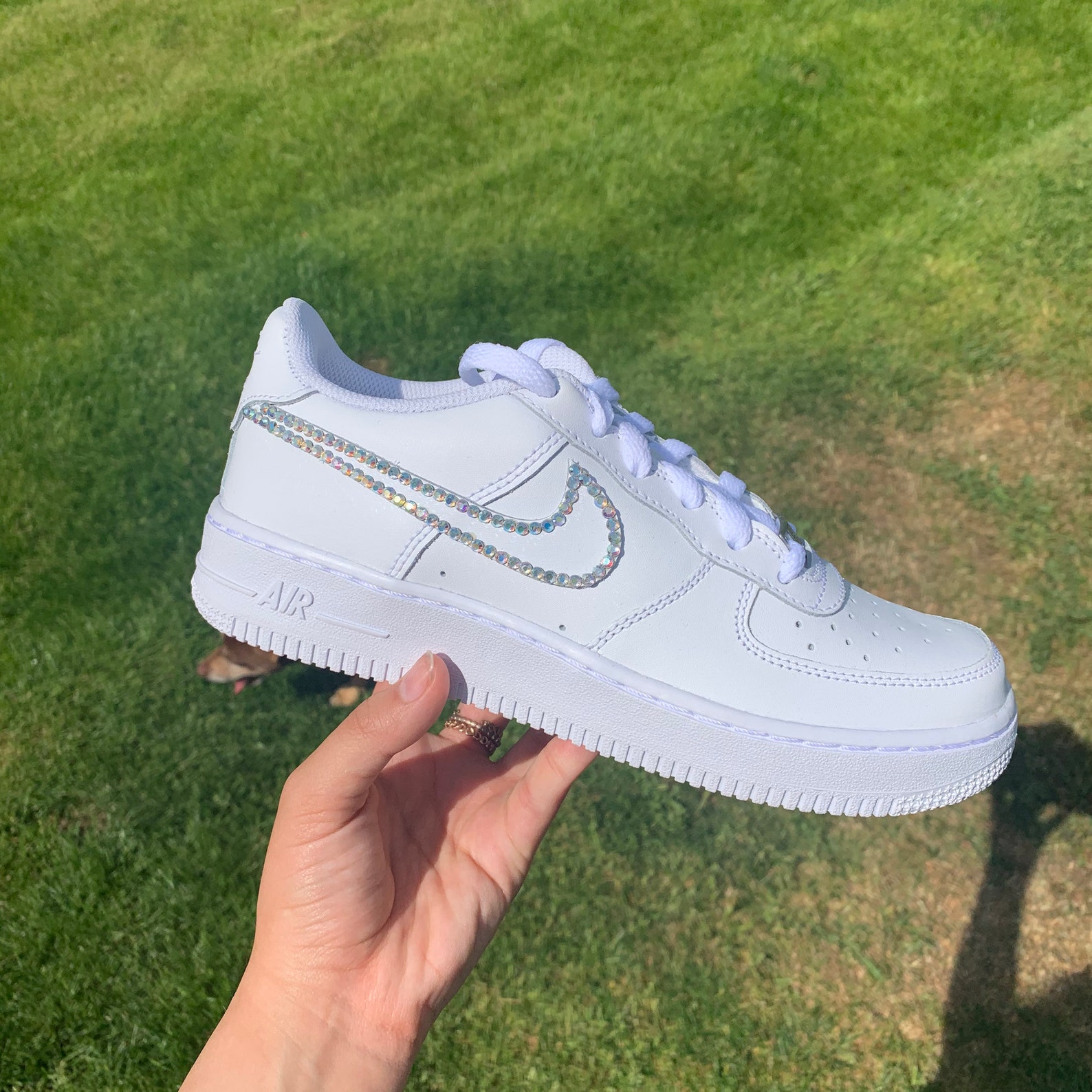 rhinestone air force 1