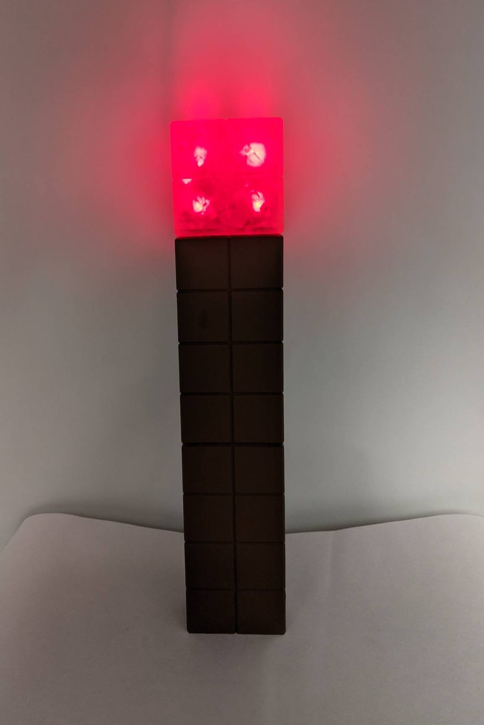 Minecraft Torch Wall Mount Night Light torch Redstone or Etsy