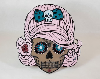 Sugar Skull Hitch Cover