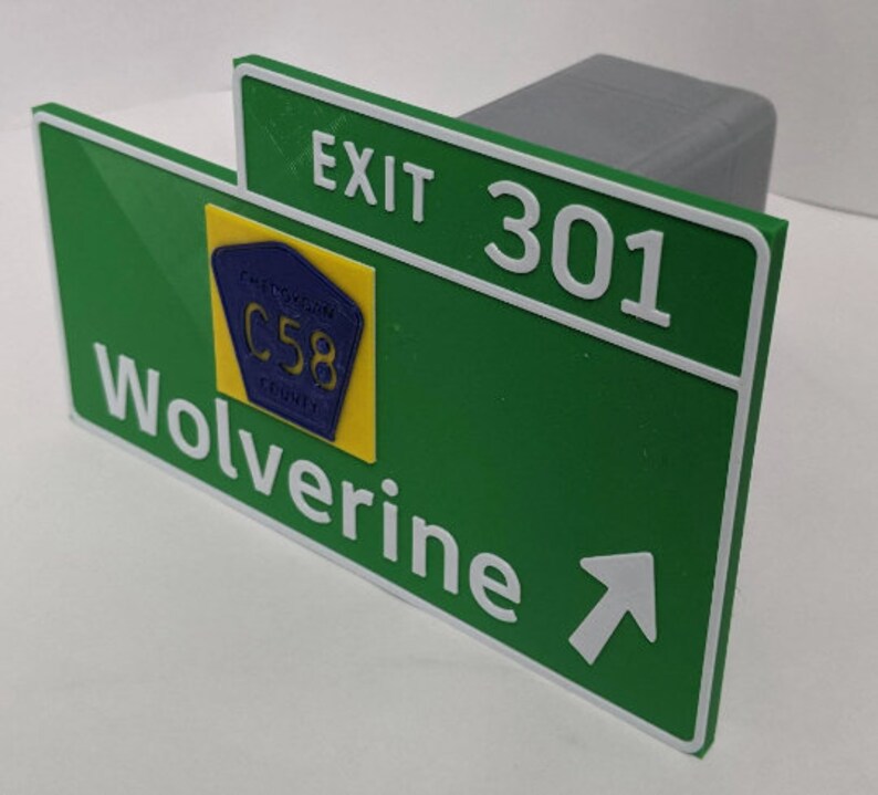 Exit Sign Hitch Covers - Etsy