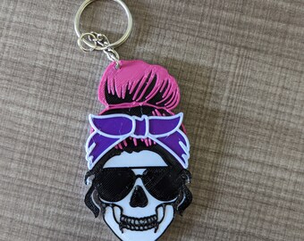 Mom Life Keychain