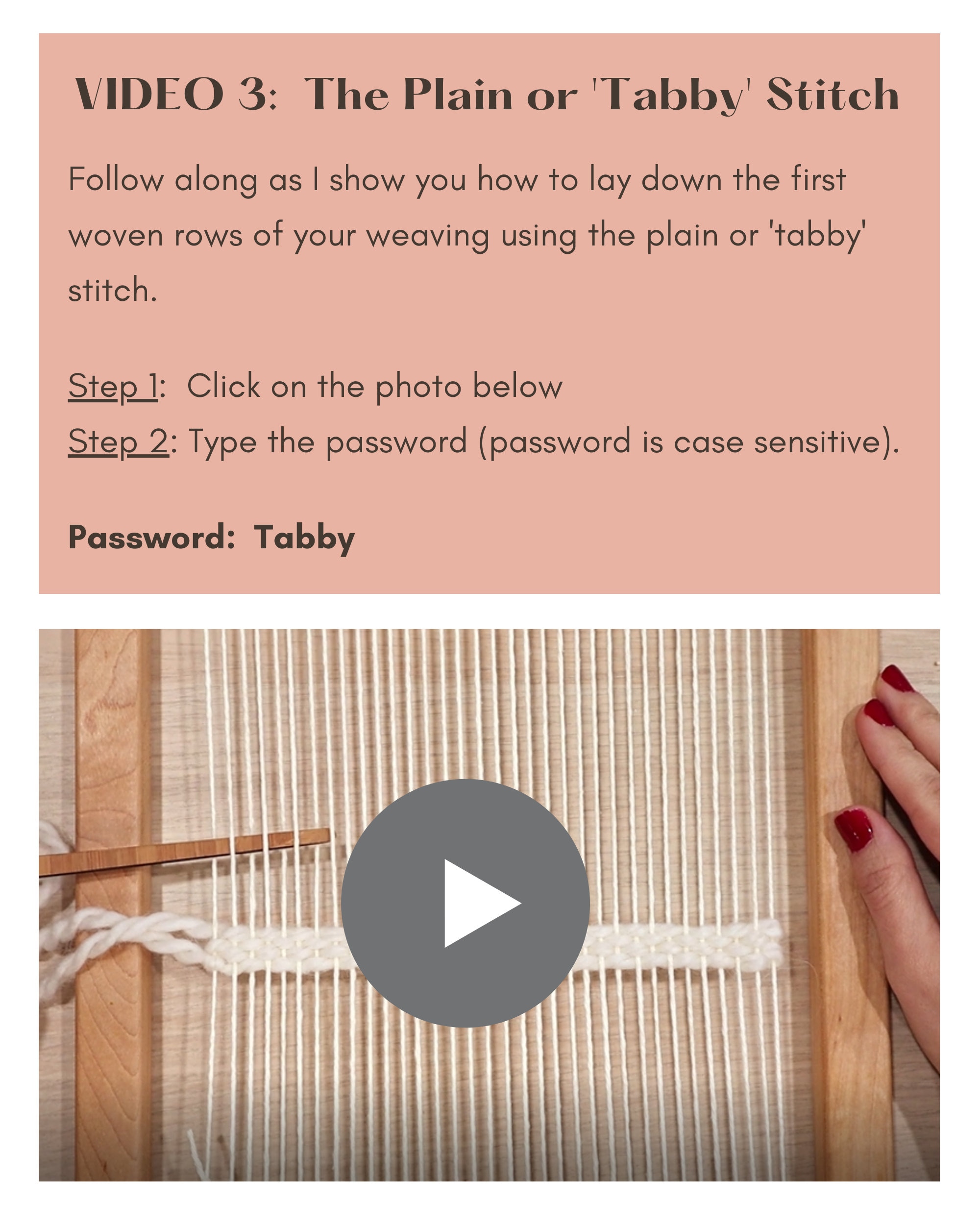 Weaving Basics Video Course | Learn How to Weave | Beginner Weaving ...