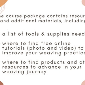Weaving Basics Video Course Learn How To Weave Beginner Weaving eBook Online Weaving Videos image 9