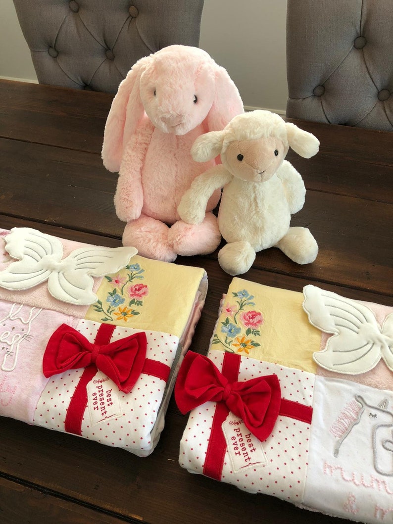 Keepsake Memory Blankets Made From Baby Clothes Etsy UK