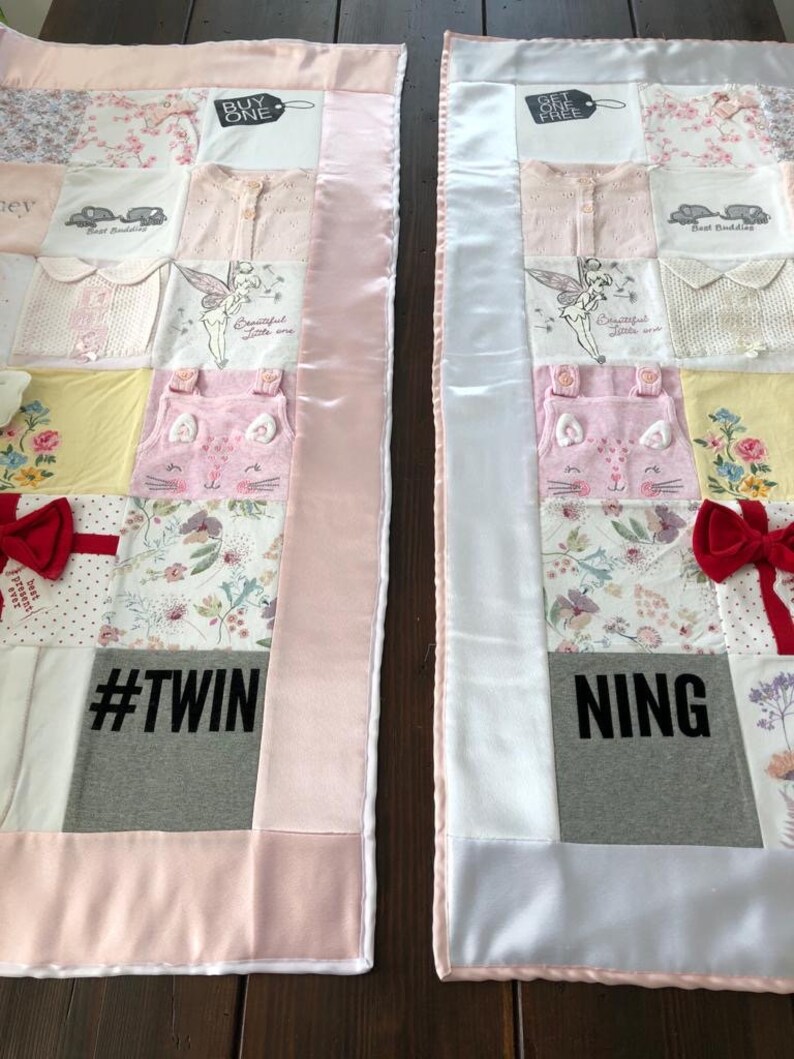 Keepsake Memory Blankets Made From Baby Clothes Etsy UK