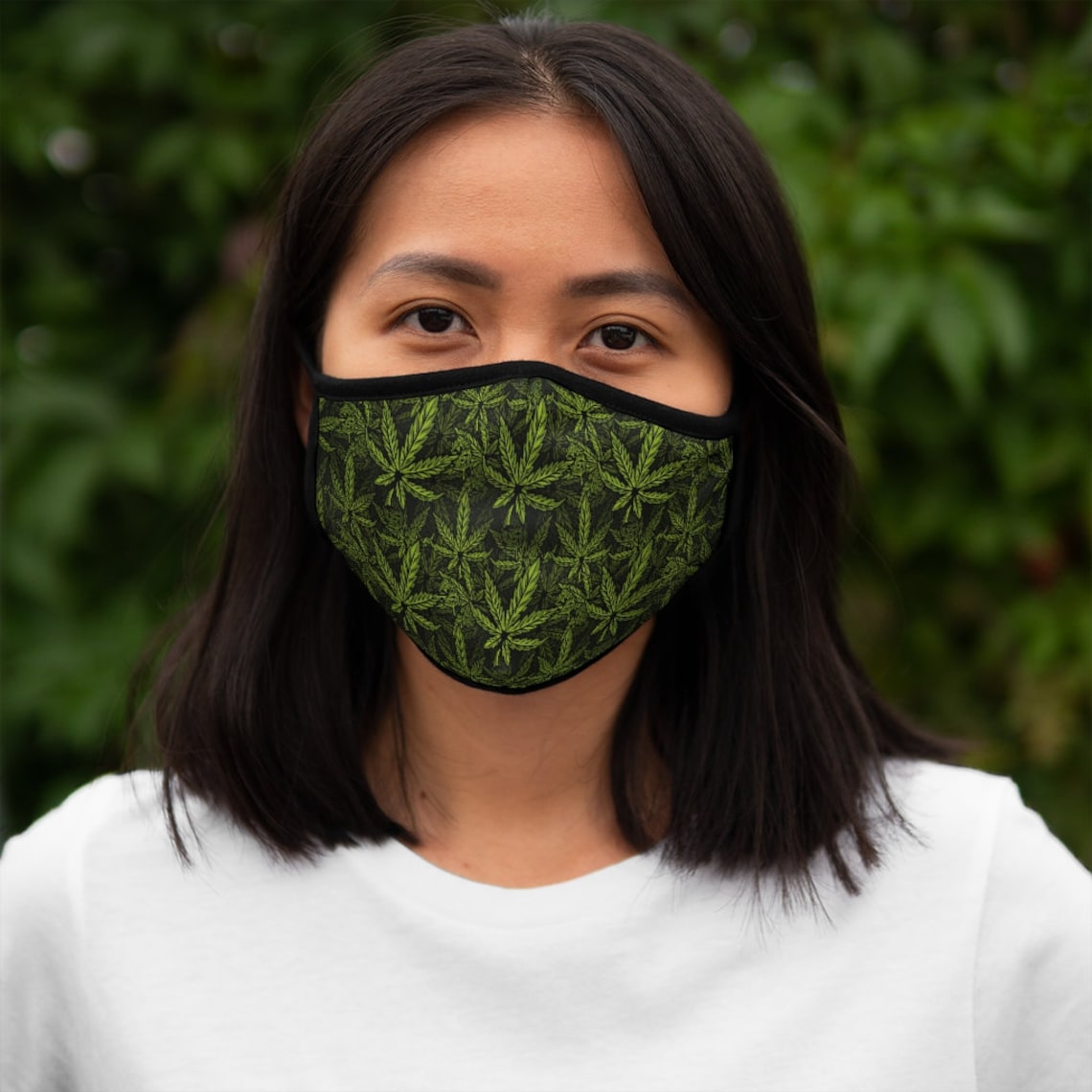 Cannabis Mask Weed Face Mask Marijuana Face Mask Weed Leaf Etsy