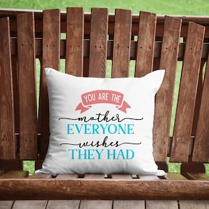 Mothers Day Pillow, Christmas Gift, Mom Quotes Pillow, Gifts for Mom, Mothers Day Gifts, Mom Pillow,