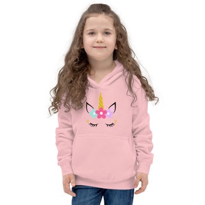 Cute Unicorn Kids Hoodie, Kids Hoodie, Cute Hoodie for Kids, Gift for Kids, Birthday Gift for Kids, Cute Unicorn, Unicorn, Party