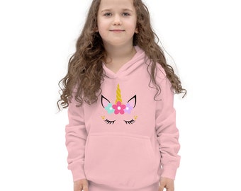 Cute Unicorn Kids Hoodie, Kids Hoodie, Cute Hoodie for Kids, Gift for Kids, Birthday Gift for Kids, Cute Unicorn, Unicorn, Party