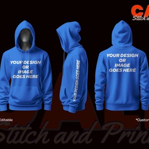 Custom Text Hoodie, Personalized Text Hoodie, Your Design, Your Photo Hoodie, Personalized Gift, Add Your Own Text, Custom Logo Hoodie