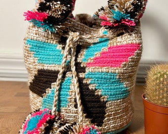 Fair Trade kolumbianische Wayuu mini Tasche